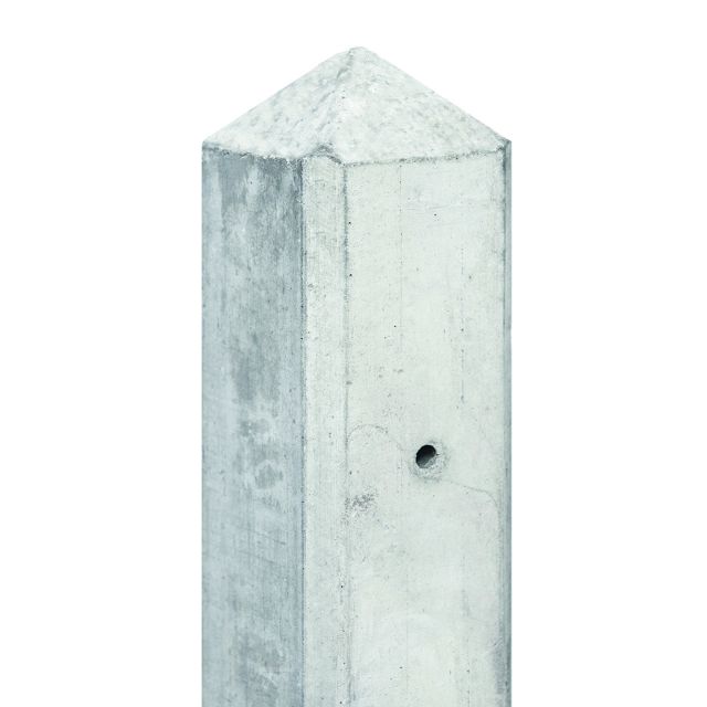 Betonpaal IJSSEL wit/grijs diamantkop 10x10x190cm tb...